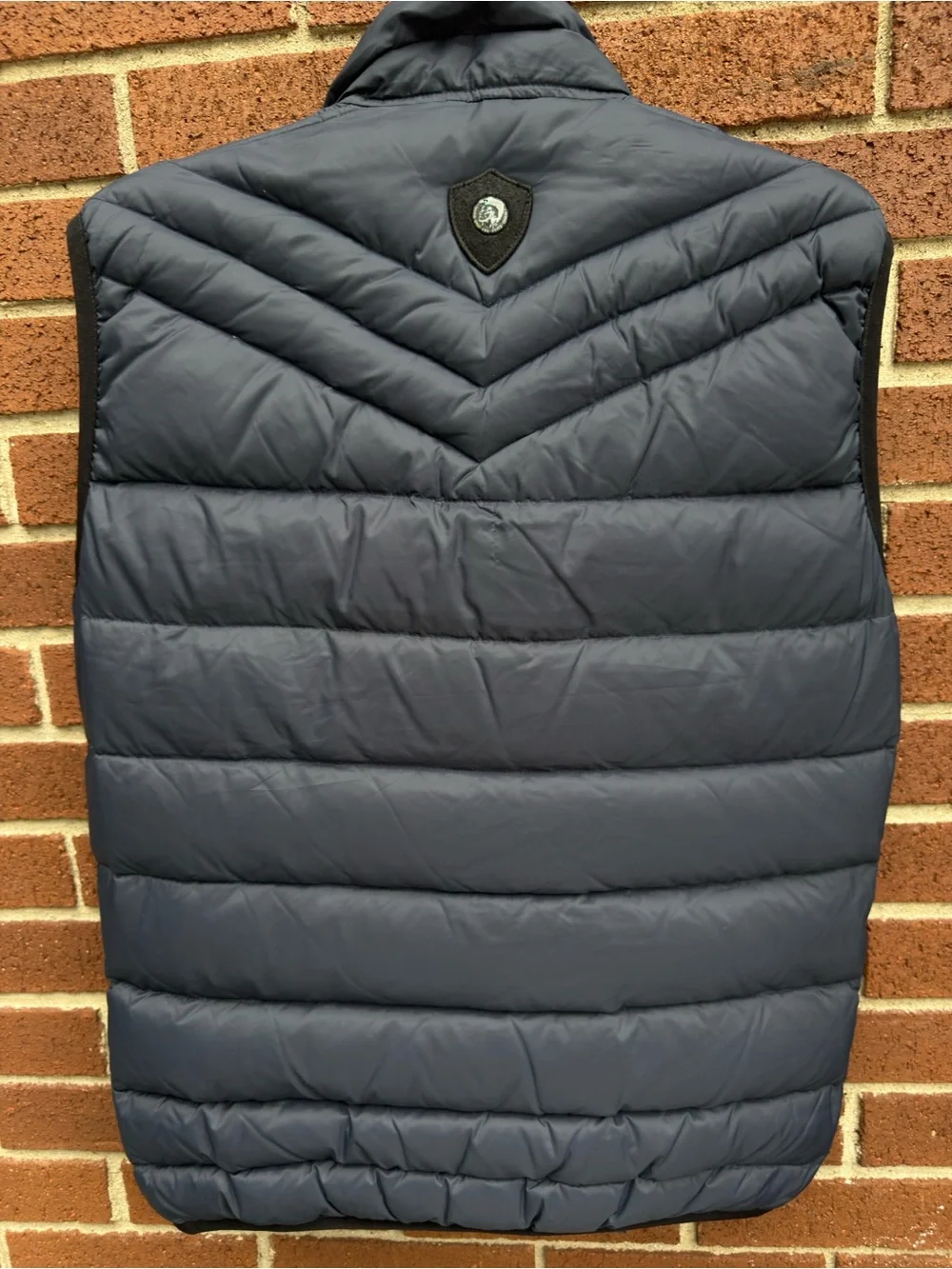 Diesel Men's Dark Navy Quilted Puffer Vest